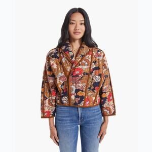 MOTHER Jeans The Big Time Bound Floral Retro Jacket